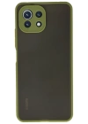 Newface Xiaomi Mİ 11 Lite Kılıf Montreal Silikon Kapak - Açık Yeşil