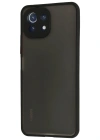 Newface Xiaomi Mİ 11 Lite Kılıf Montreal Silikon Kapak - Siyah