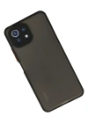 Newface Xiaomi Mİ 11 Lite Kılıf Montreal Silikon Kapak - Siyah