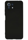 Newface Xiaomi Mİ 11 Lite Kılıf Nano içi Kadife Silikon - Siyah