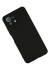 Newface Xiaomi Mİ 11 Lite Kılıf Nano içi Kadife Silikon - Siyah