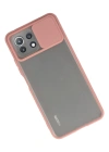 Newface Xiaomi Mİ 11 Lite Kılıf Palm Buzlu Kamera Sürgülü Silikon - Pembe