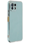 Newface Xiaomi Mİ 11 Lite Kılıf Volet Silikon - Açık Yeşil