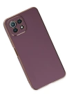 Newface Xiaomi Mİ 11 Lite Kılıf Volet Silikon - Mor