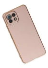 Newface Xiaomi Mİ 11 Lite Kılıf Volet Silikon - Pembe