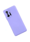 Newface Xiaomi Mi 11T Pro Kılıf Nano içi Kadife Silikon - Lila
