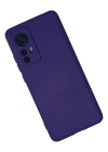Newface Xiaomi Mi 12 Kılıf Nano içi Kadife Silikon - Mor