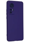 Newface Xiaomi Mi 12 Kılıf Nano içi Kadife Silikon - Mor