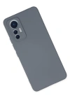 Newface Xiaomi Mi 12 Lite Kılıf Nano içi Kadife Silikon - Gri
