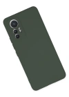 Newface Xiaomi Mi 12 Lite Kılıf Nano içi Kadife Silikon - Koyu Yeşil