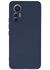 Newface Xiaomi Mi 12 Lite Kılıf Nano içi Kadife Silikon - Lacivert