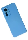 Newface Xiaomi Mi 12 Lite Kılıf Nano içi Kadife Silikon - Mavi