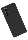 Newface Xiaomi Mi 12 Lite Kılıf Nano içi Kadife Silikon - Siyah