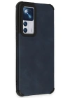 Newface Xiaomi Mi 12T Kılıf Loop Deri Silikon - Lacivert