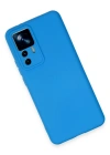 Newface Xiaomi Mi 12T Pro Kılıf Nano içi Kadife Silikon - Mavi