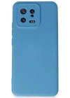 Newface Xiaomi Mi 13 Kılıf Nano içi Kadife Silikon - Mavi