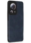 Newface Xiaomi Mi 13 Lite Kılıf Loop Deri Silikon - Lacivert