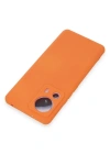 Newface Xiaomi Mi 13 Lite Kılıf Nano içi Kadife Silikon - Turuncu
