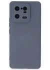 Newface Xiaomi Mi 13 Pro Kılıf Nano içi Kadife Silikon - Gri
