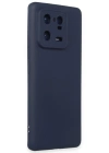 Newface Xiaomi Mi 13 Pro Kılıf Nano içi Kadife Silikon - Lacivert