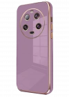 Newface Xiaomi Mi 14 Ultra Kılıf Volet Silikon - Mor