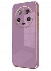 Newface Xiaomi Mi 14 Ultra Kılıf Volet Silikon - Mor