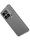 Newface Xiaomi Mi 14T Kılıf Auto Focus Karbon Kapak - Gri