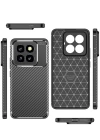 Newface Xiaomi Mi 14T Pro Kılıf Auto Focus Karbon Kapak - Siyah