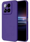 Newface Xiaomi Mi 14T Pro Kılıf Nano içi Kadife Silikon - Mor