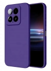 Newface Xiaomi Mi 14T Pro Kılıf Nano içi Kadife Silikon - Mor