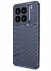 Newface Xiaomi Mi 15 Kılıf Auto Focus Karbon Kapak - Lacivert