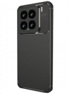 Newface Xiaomi Mi 15 Kılıf Auto Focus Karbon Kapak - Siyah