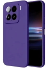 Newface Xiaomi Mi 15 Kılıf Nano içi Kadife Silikon - Mor