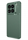 Newface Xiaomi Mi 15 Pro Kılıf Auto Focus Karbon Kapak - Koyu Yeşil