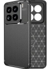 Newface Xiaomi Mi 15 Pro Kılıf Auto Focus Karbon Kapak - Siyah