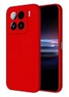 Newface Xiaomi Mi 15 Pro Kılıf Nano içi Kadife Silikon - Kırmızı