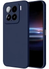 Newface Xiaomi Mi 15 Pro Kılıf Nano içi Kadife Silikon - Lacivert