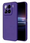 Newface Xiaomi Mi 15 Pro Kılıf Nano içi Kadife Silikon - Mor