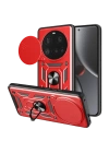 Newface Xiaomi Mi 15 Ultra Kılıf Pars Lens Yüzüklü Silikon - Kırmızı