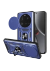 Newface Xiaomi Mi 15 Ultra Kılıf Pars Lens Yüzüklü Silikon - Lacivert
