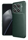 Newface Xiaomi Mi 15T Pro Auto Focus Karbon Kapak - Koyu Yeşil