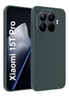 Newface Xiaomi Mi 15T Pro First Silikon - Koyu Yeşil