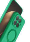 Newface Xiaomi Mi 15T Pro Regal Magsafe Standlı Kapak - Yeşil