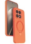 Newface Xiaomi Mi 15T Regal Magsafe Standlı Kapak - Turuncu