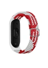 Newface Xiaomi Mi Band 4 Star Kordon - Beyaz-Kırmızı