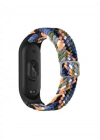 Newface Xiaomi Mi Band 4 Star Kordon - Gri-Turuncu