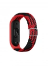 Newface Xiaomi Mi Band 4 Star Kordon - Kırmızı-Siyah