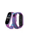 Newface Xiaomi Mi Band 7 Spor Delikli Kordon - Mor-Mavi