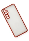 Newface Xiaomi Mi Note 10 Lite Kılıf Montreal Silikon Kapak - Kırmızı