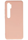 Newface Xiaomi Mi Note 10 Lite Kılıf Nano içi Kadife Silikon - Pudra